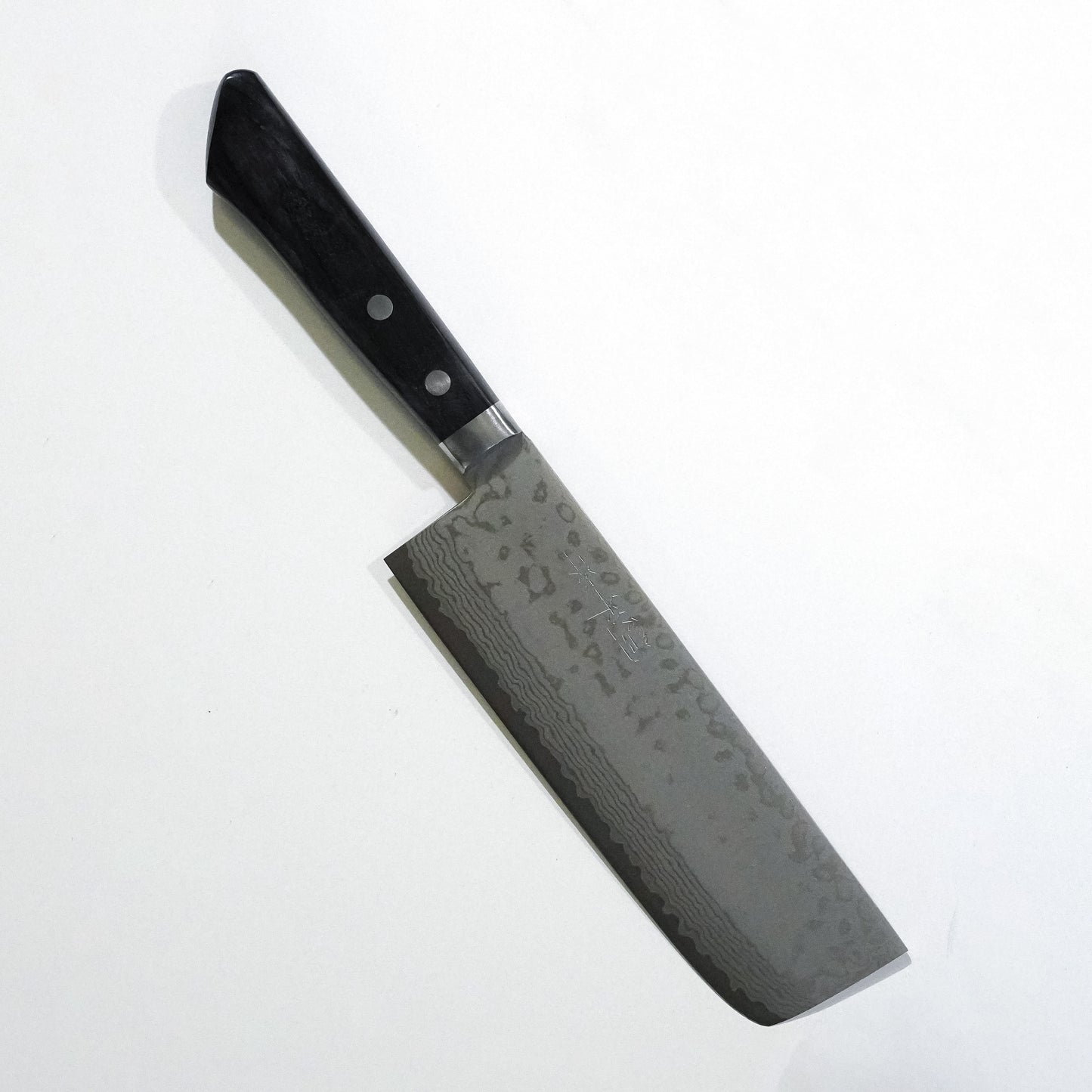 Masutani VG10 Damascus Nakiri 165mm Western handle