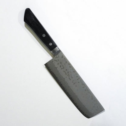 Masutani VG10 Damascus Nakiri 165mm Western handle