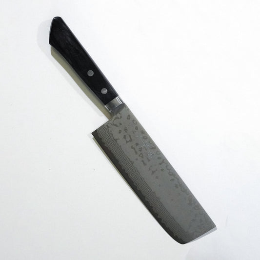 Masutani VG10 Damascus Nakiri 165mm Western handle