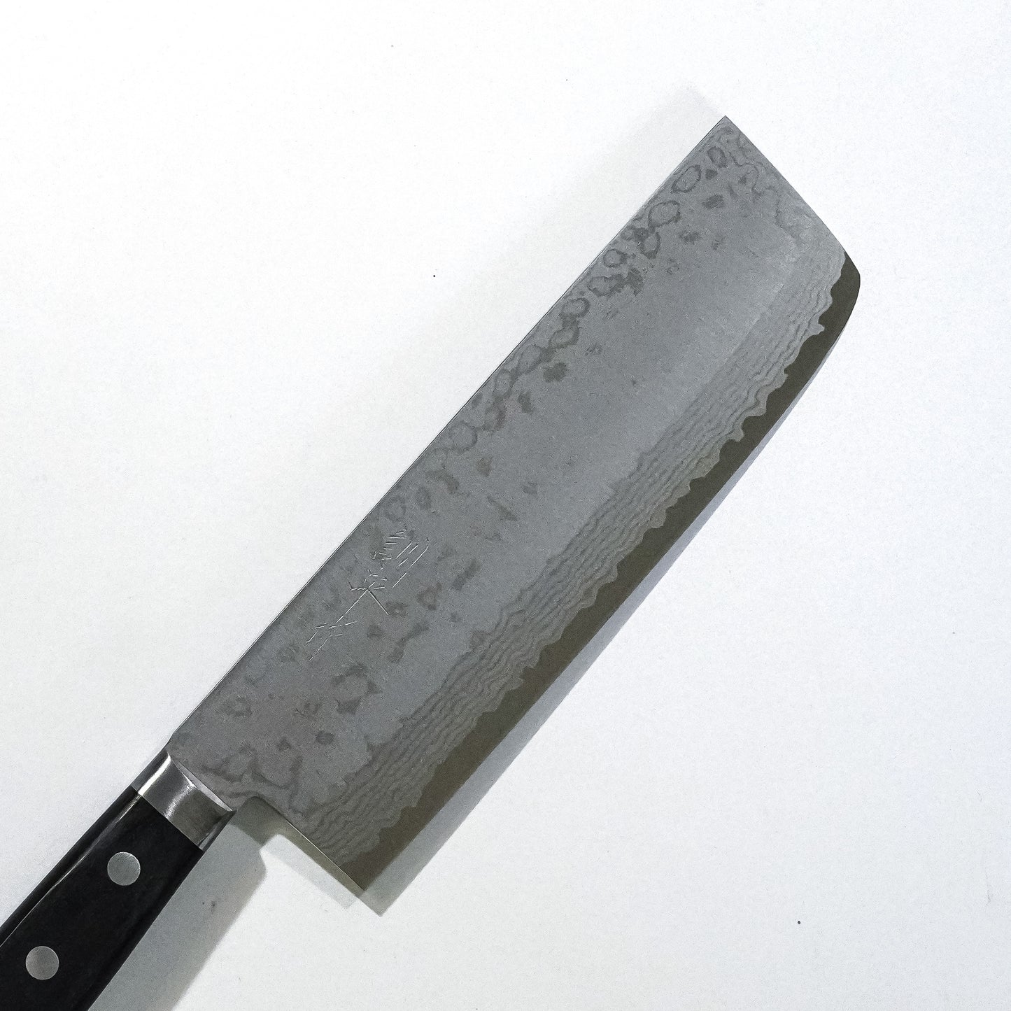 Masutani VG10 Damascus Nakiri 165mm Western handle