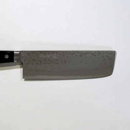 Masutani VG10 Damascus Nakiri 165mm Western handle