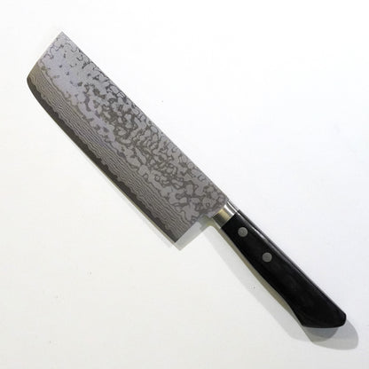 Masutani VG10 Damascus Nakiri 165mm Western handle