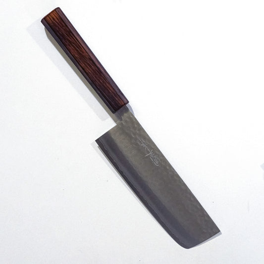 Masutani VG1 Tsuchime Nakiri 165mm Steel Oak Handle